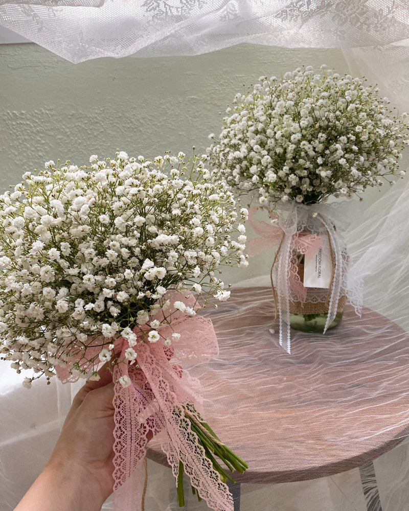 Baby Breath Bridal Bouquet (Fresh Flower)