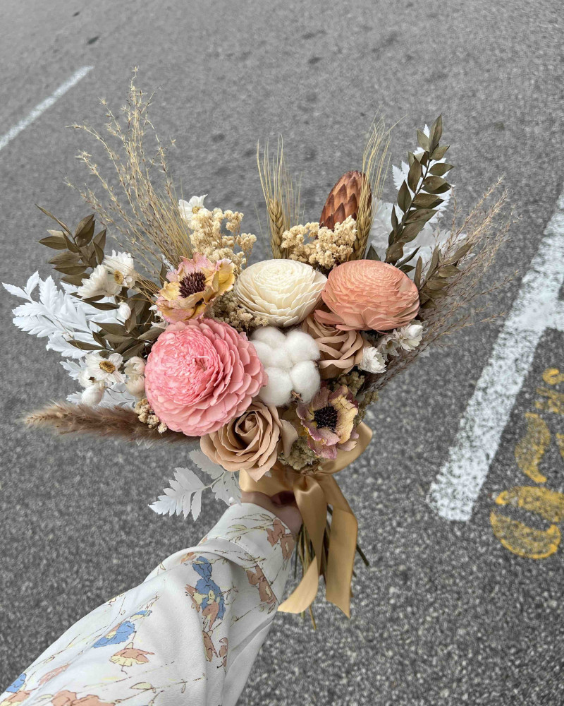 Bridal Bouquet  (Dried Flower)