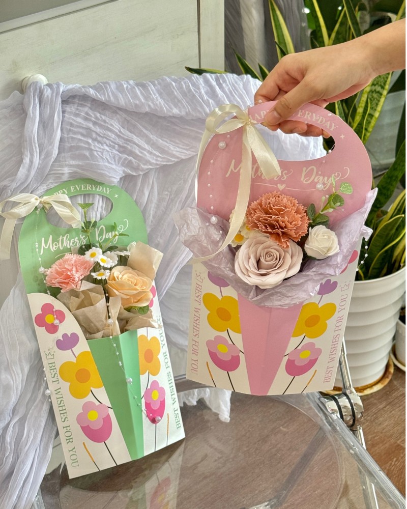 Bag Style Bouquet (Soap Flower)