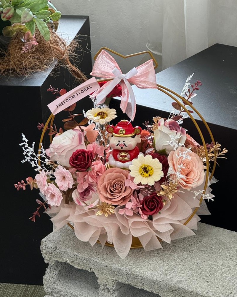 Flower Box(17) (Soap Flower + Preserved Flower)