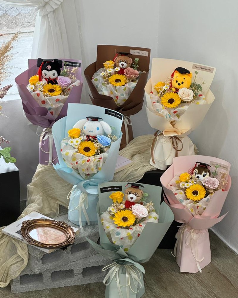 graduation34 (soap flower)