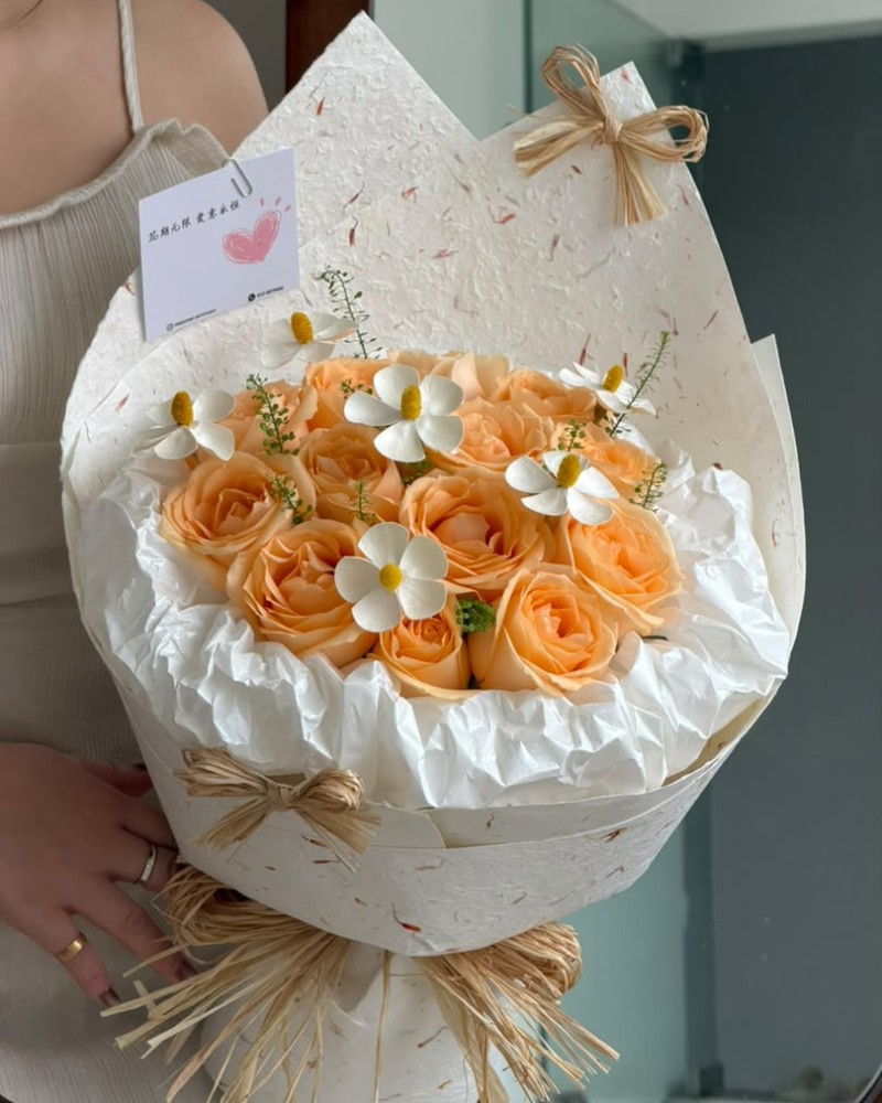 温柔香槟 Soft Champagne（fresh flower）