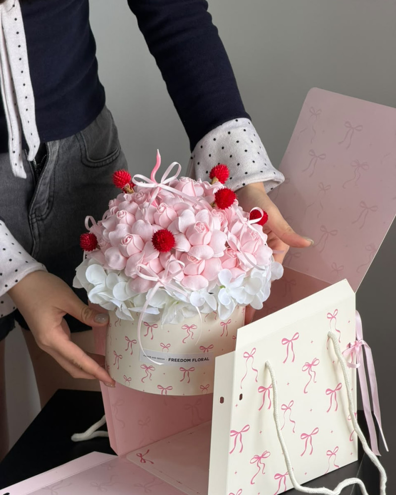 仙子之吻蛋糕鲜花· Fairy’s Kiss 🧚🏻‍♀️🌷（soap flower）