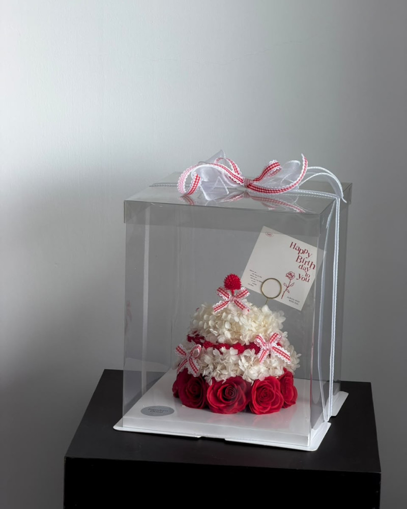 Zero-Calorie Cake 🎂（soap flower）